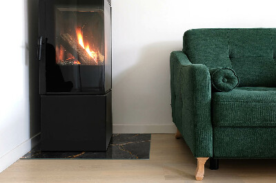 Plaque de sol rectangulaire en verre Style marbre avec veinage délicat