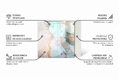 Plaque verre rectangulaire cheminée Motifs végétaux avec des papillons