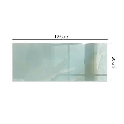 Plaque de sol rectangulaire en verre Motif marbré aux tons subtils