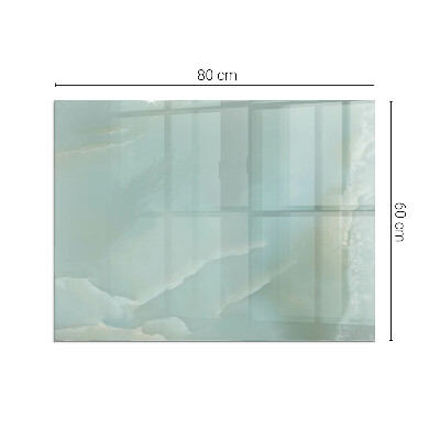 Plaque de sol rectangulaire en verre Motif marbré aux tons subtils