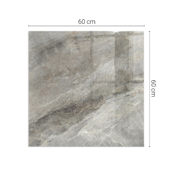 Plaque de sol rectangulaire en verre Motif inspiré de la pierre