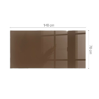 Plaque de sol rectangulaire en verre Couleur marron