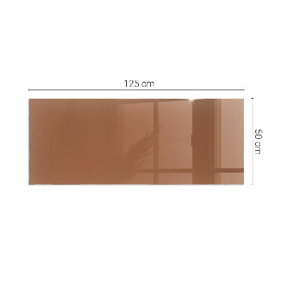 Plaque de sol rectangulaire en verre Couleur marron