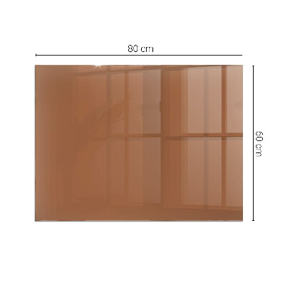 Plaque de sol rectangulaire en verre Couleur marron