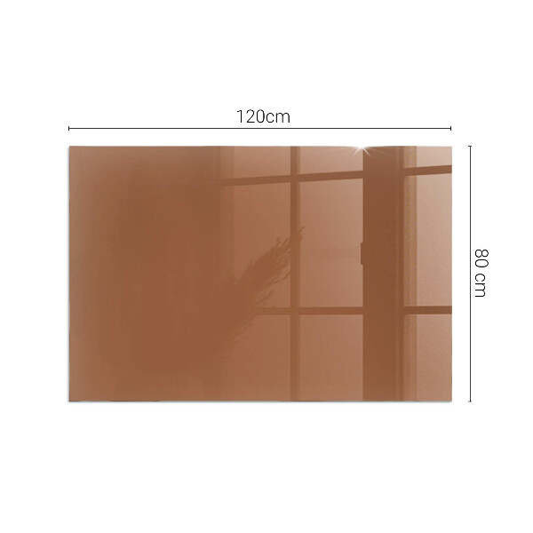 Plaque de sol rectangulaire en verre Couleur marron