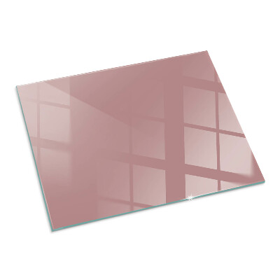 Plaque de sol rectangulaire en verre Couleur rose