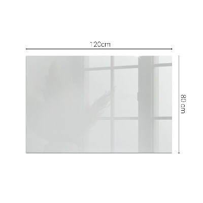 Plaque rectangulaire en verre pour poêle Couleur grise