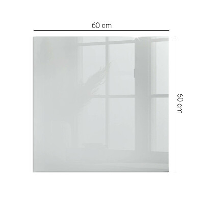 Plaque rectangulaire en verre pour poêle Couleur grise