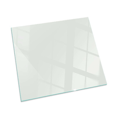 Plaque verre rectangulaire cheminée couleur ivoire