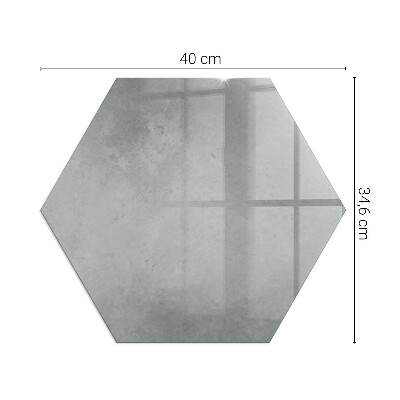 Plaque de sol en verre pour poêle hexagonal Structure en béton avec effet