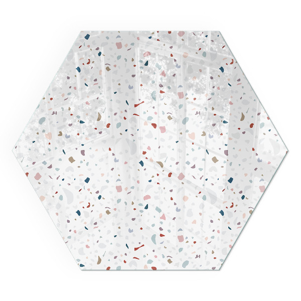 Plaque verre pour poêle hexagonal Formes miniatures