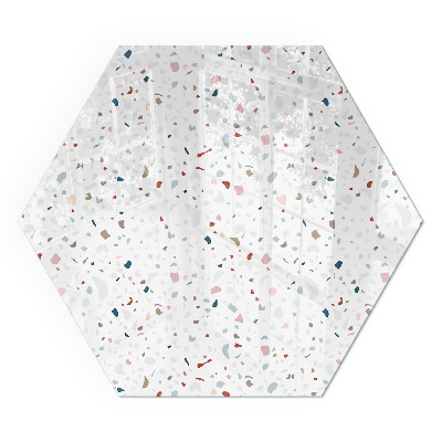 Plaque verre pour poêle hexagonal Formes miniatures