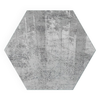 Plaque verre pour poêle hexagonal Motif de fond abstrait