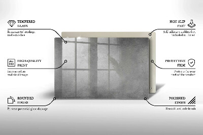 Plaque en verre pour lanterne funéraire Fond de texture de béton