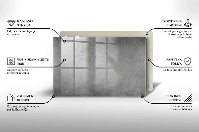 Plaque en verre pour lanterne funéraire Fond de texture de béton