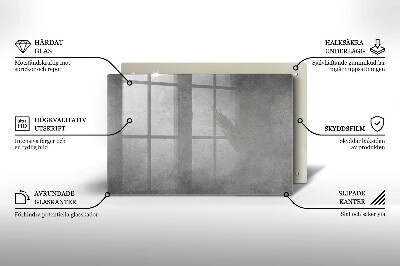 Plaque en verre pour lanterne funéraire Fond de texture de béton