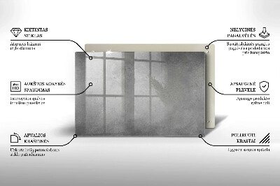 Plaque en verre pour lanterne funéraire Fond de texture de béton