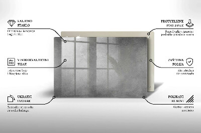 Plaque en verre pour lanterne funéraire Fond de texture de béton