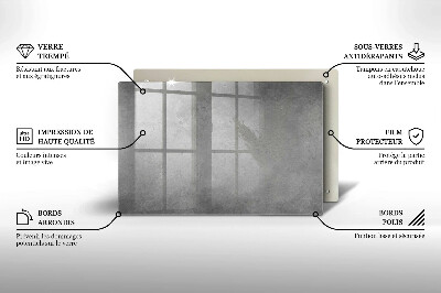 Plaque en verre pour lanterne funéraire Fond de texture de béton