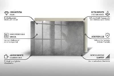 Plaque en verre pour lanterne funéraire Fond de texture de béton