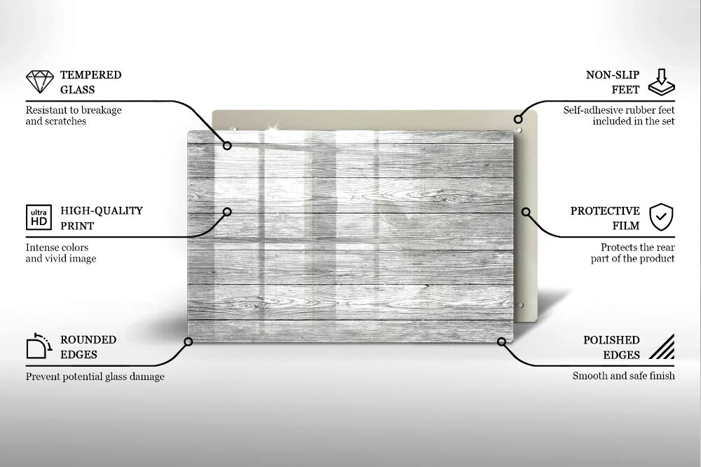 Dessous bougie funéraire Vieilles planches de bois