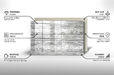 Dessous bougie funéraire Vieilles planches de bois