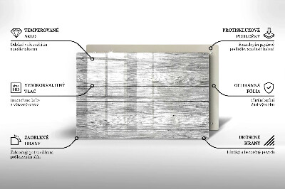 Dessous bougie funéraire Vieilles planches de bois