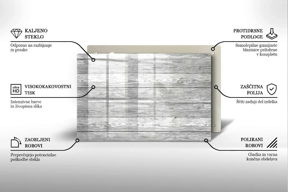 Dessous bougie funéraire Vieilles planches de bois