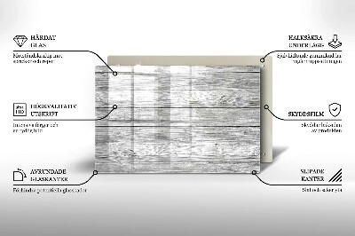 Dessous bougie funéraire Vieilles planches de bois