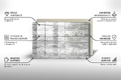 Dessous bougie funéraire Vieilles planches de bois