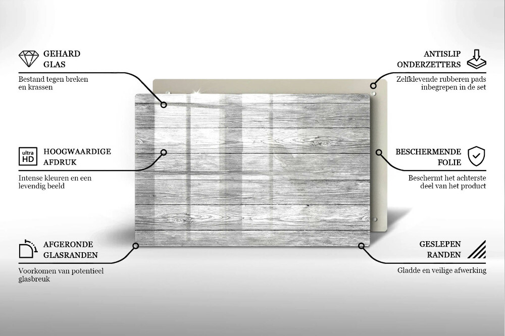 Dessous bougie funéraire Vieilles planches de bois