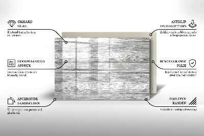 Dessous bougie funéraire Vieilles planches de bois