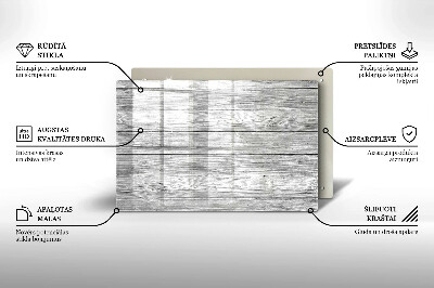 Dessous bougie funéraire Vieilles planches de bois