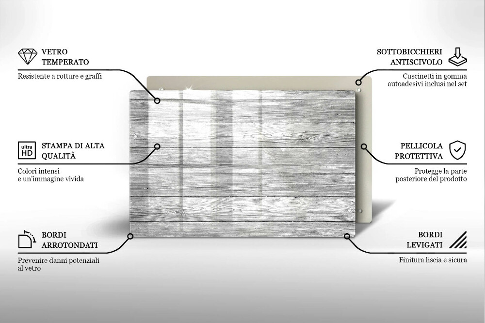 Dessous bougie funéraire Vieilles planches de bois