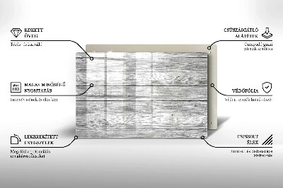 Dessous bougie funéraire Vieilles planches de bois