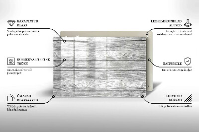 Dessous bougie funéraire Vieilles planches de bois