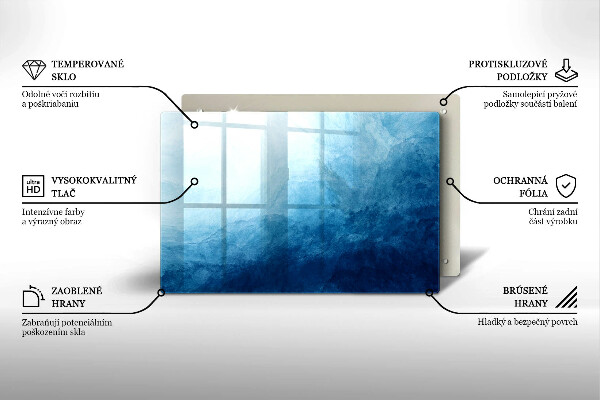 Dessous de verre pour bougies funéraires Fond abstrait