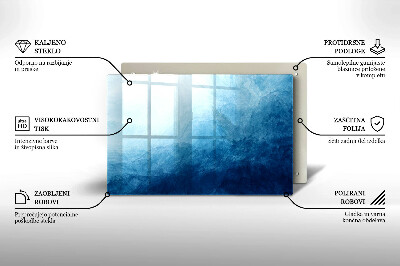 Dessous de verre pour bougies funéraires Fond abstrait