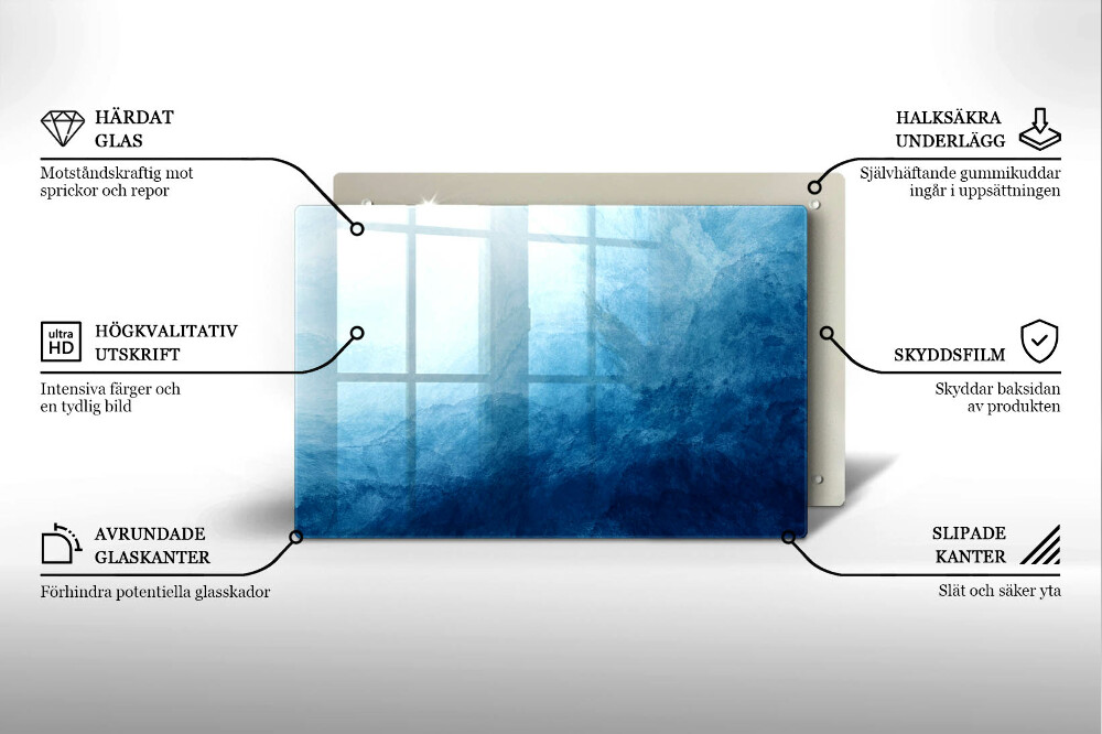 Dessous de verre pour bougies funéraires Fond abstrait