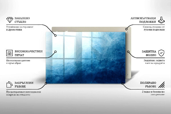 Dessous de verre pour bougies funéraires Fond abstrait