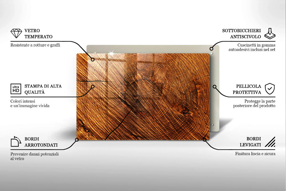 Plaque en verre pour lanterne funéraire Structure bois