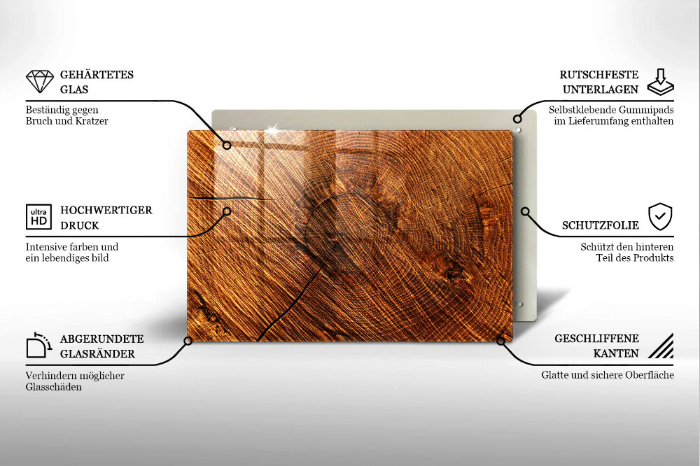 Plaque en verre pour lanterne funéraire Structure bois