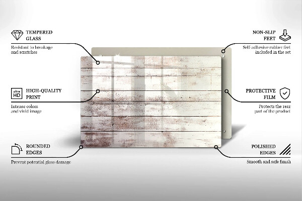 Dessous bougie funéraire Vieilles planches de bois