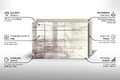 Dessous bougie funéraire Vieilles planches de bois