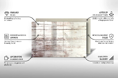 Dessous bougie funéraire Vieilles planches de bois