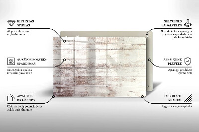 Dessous bougie funéraire Vieilles planches de bois