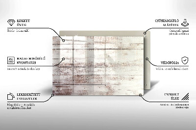 Dessous bougie funéraire Vieilles planches de bois