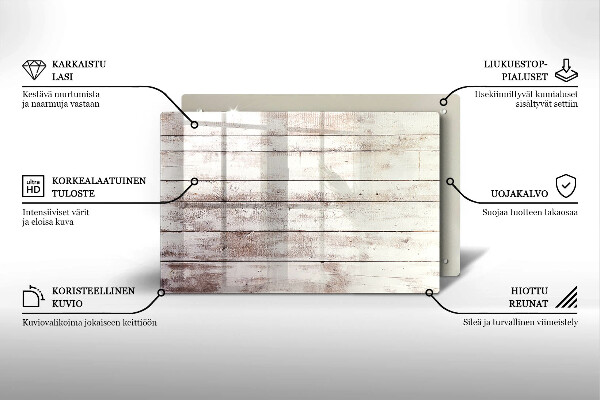 Dessous bougie funéraire Vieilles planches de bois