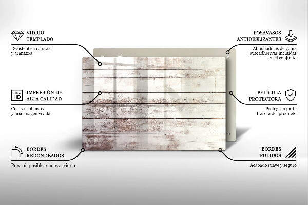 Dessous bougie funéraire Vieilles planches de bois