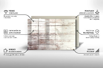 Dessous bougie funéraire Vieilles planches de bois